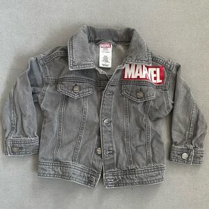 Disney Marvel Kids Gray Denim Jacket